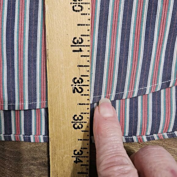 Ralph Lauren Shirt Mens XL Blake Striped Long Sleeve Button Down Cotton Career - Picture 6 of 10